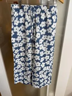 UNIQLO リラコ M ミッフィー 花柄 ルームパンツ ブルー