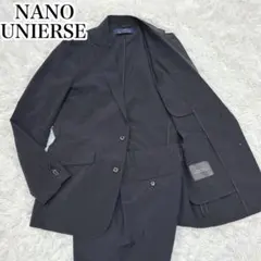 ナノユニバース セットアップ スーツ シアサッカー ダメリーノ ソロテックス M