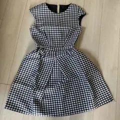 ワンピース ギンガムチェック ZARA ノースリーブ ドレス　春夏