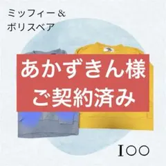【あかずきん様】ミッフィー　トレーナーセット 100 男の子　長袖