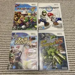 Wiiソフト4本セット マリオパーティ8 他