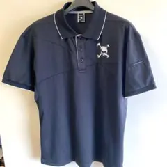 【超美品】OAKLEY ゴルフウェア【XL】 スカル ブラック