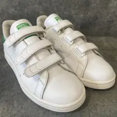 【人気】adidas Stan Smith ベルクロ スニーカー ホワイト
