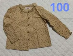 シャツ MIKI HOUSE サイズ100 女の子 秋冬 花柄