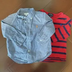 2枚で800円　ラルフローレン シャツ　ロンT　2枚セット