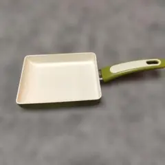 【送料無料】☆GREENPAN ☆卵焼きフライパン ☆グリーン　緑色【IH対応】のサムネイル