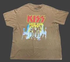 KISS LOVE GUN Tシャツ ブラウン 3XL