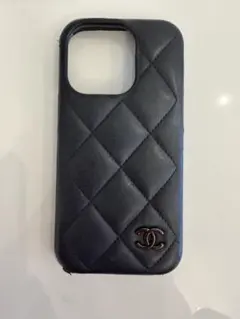 CHANEL iPhone 15 Pro ケース ブラック