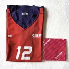 UMBRO×REALRHYME リバーシブルTシャツ＆バンダナセットS 日本製