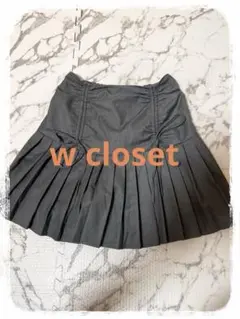 ☘️P1☘️w closet リボンドロストスカート F