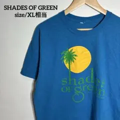 【US古着】SHADES OF GREEN ビッグプリント クルーネックTシャツ