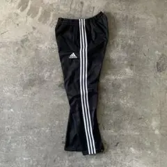 00s アディダス トラックパンツ ジャージ ストライプ ロゴ刺繍 y2k 古着