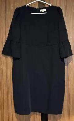 SWEET MOMMY ネイビー フレアスリーブ ワンピース M