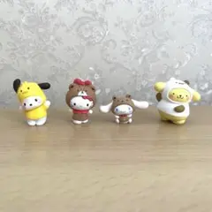 サンリオキャラクターズ おともだちきぐるみフィギュア 4種セット