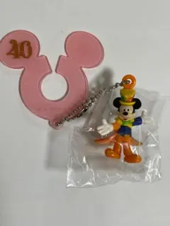 キーホルダー 40周年ミッキー