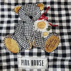 PINK HOUSE チェック柄 ベア刺繍 2WAYバッグ❤️のサムネイル