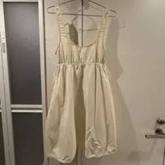 ZARA キャミワンピース アイボリー XS