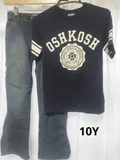 OshKosh Tシャツ デニムパンツ セット 10才(130~140)サイズのサムネイル