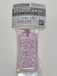 サンリオキャラクターズボンボンドロップミニチュアチャーム2　マイメロ