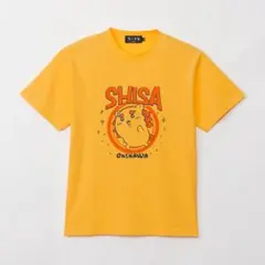 シーサー Tシャツ 全速力 イエロー シーサーのおみやげやさん ちいかわ
