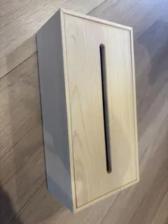 木製 ティッシュケース ナチュラル ウッド