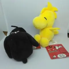 ボールチェーン付き PEANUTS ウッドストック スヌーピー マスコットセット