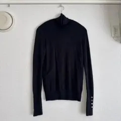 ZARA ブラック タートルネックセーター
