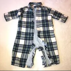 babyGap チェック柄ロンパース 70 cm 6-12ヶ月