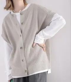 クラシカルエルフ　M 前後　2way ニットベスト