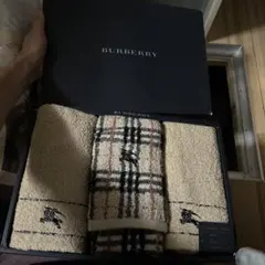 バーバリーフェイスタオル3セット