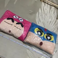 クレヨンしんちゃん ふわふわBIGフェイスクッション 2種セット