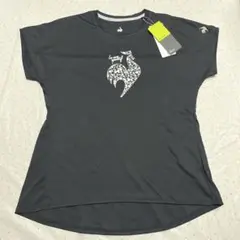 【新品】ルコック 　テニスシャツ　ブラック（レディースL）