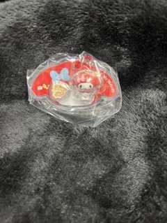 サンリオ　パッケージチャーム　チョコボーロ　マイメロディ　シークレット　赤