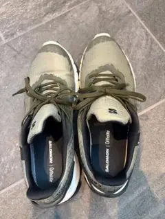 Salomon ALPHACROSS 4 カーキスニーカーGORE-TEXのサムネイル