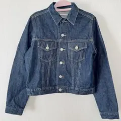 【ユニクロ】ダークブルー デニムジャケット