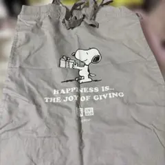 未使用　UNIQLO スヌーピー エコバッグ グレー