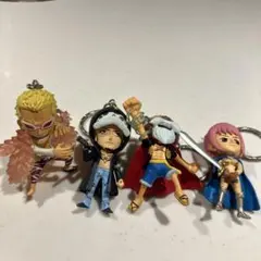 ワンピース デフォルメフィギュアキーホルダー セット（ドレスローザ）