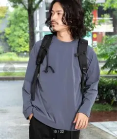 ⭐︎完売希少カラー　アーバンリサーチ　ドライタッチギャバソロテックスロンT Ｌ