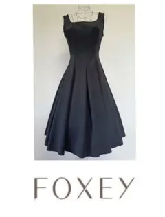 ✨極美品 フォクシー レース切替 フレアワンピース ノースリーブ