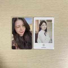 NiziU アヤカ　オリジナル　コラボフォトカード　new evonution