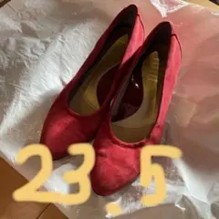 fitfit 赤 パンプス