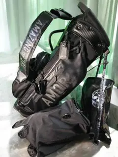 送料無料/新品未使用　展示品　AMAZINCORE 高級キャディバッグ ブラック