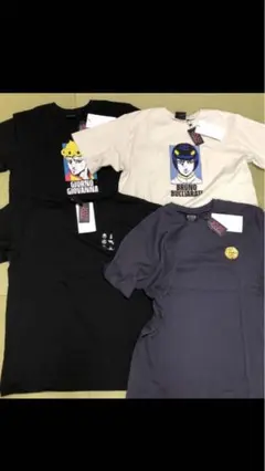ジョジョの奇妙な冒険 黄金の風WORKMAN限定プリント半袖Tシャツ　4枚セット