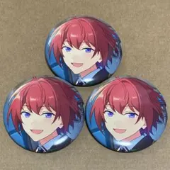 【匿名配送】 あんスタ Knights 朱桜司 缶バッジ 2点セット