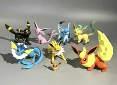 【新品】ポケモンスケールワールド イーブイ進化8体セット　フィギュア モンコレ