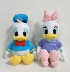 美品 サンアンドスター ドナルド デイジー ぬいぐるみ 5 魚入り