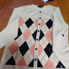 DAKS アーガイル柄 カーディガン 値下げしました