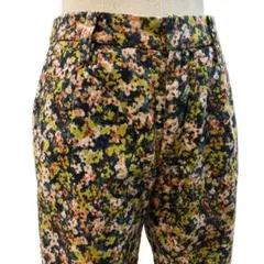 【ジャーナルスタンダード】デニムパンツ 花柄 ストレッチ 総柄 クロップド