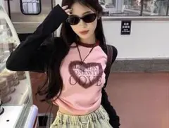 トップス ロゴジャガードラグランニット