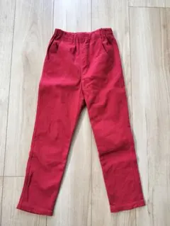 赤　ロングパンツ　120 通年